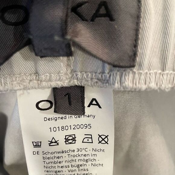OSKA Germany Womens Pull on Pant Size 1 Gray High Rise Elastic Waist Skinny Leg - Picture 4 of 9